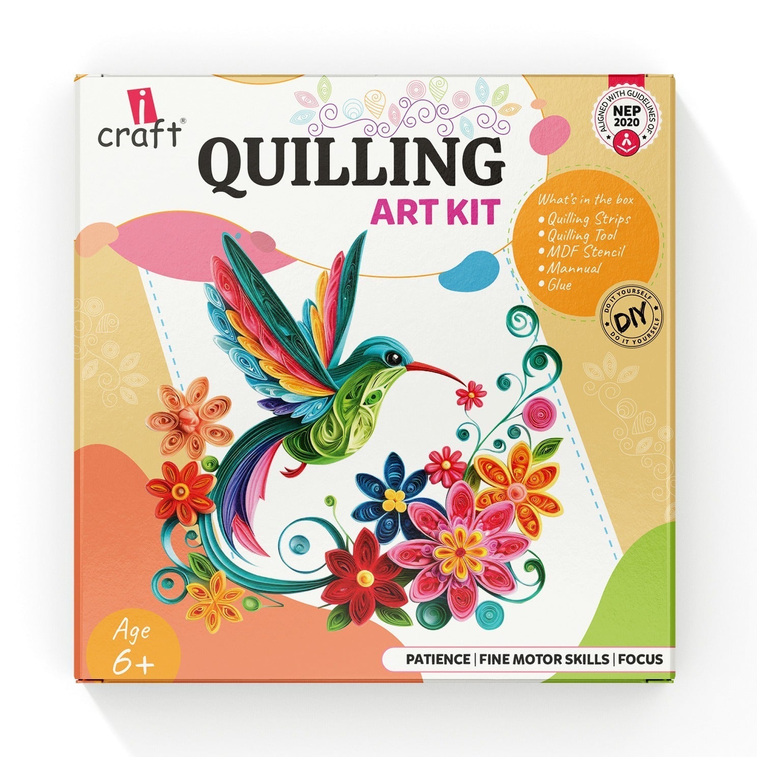 iCraft Beginner Quilling Kit for Kids - Paper Craft Activity iCraft